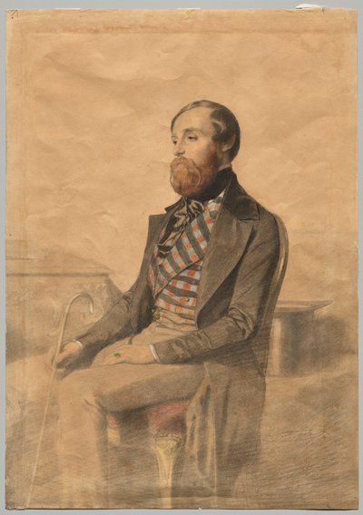 アルフレッド・ド・ミュセット（1810-1857）の肖像 作： Alexandre Bida