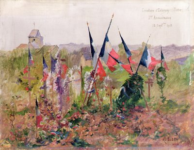 デステルネの墓場、一歳の誕生日 作： Alexandre Bloch