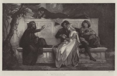 フィレンツェの詩人 作： Alexandre Cabanel