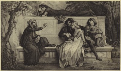 フィレンツェの詩人（グラビア） 作： Alexandre Cabanel