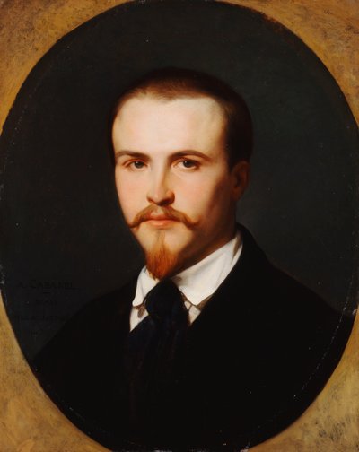 自画像、バストの長さ、1847 作： Alexandre Cabanel
