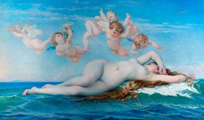 金星の誕生、1863 作： Alexandre Cabanel
