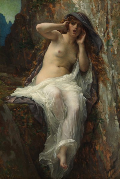 エコー、1874年。 作： Alexandre Cabanel