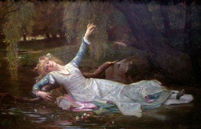 オフィーリア、1883 作： Alexandre Cabanel