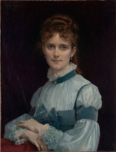 ミス・ファニー・クラップの肖像 作： Alexandre Cabanel