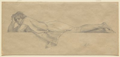 「ル・ポエト・フロランタン」のための研究、1853年頃 作： Alexandre Cabanel