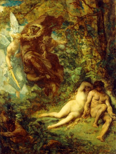失われた楽園のための研究、 作： Alexandre Cabanel