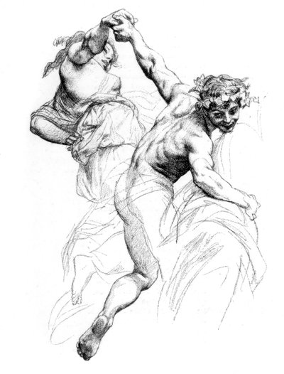 フローラの勝利のための研究、c1880-1882。 作： Alexandre Cabanel