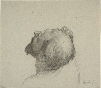 仰向けの人間の研究 作： Alexandre Cabanel