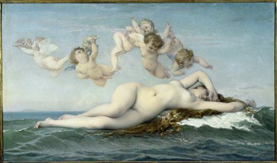 ヴィーナスの誕生」油彩・キャンバス 作： Alexandre Cabanel