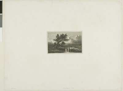 アルプスの風景 作： Alexandre Calame
