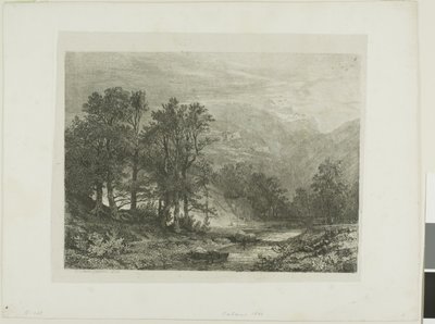アルプスの風景 作： Alexandre Calame