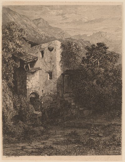 老朽化した家 作： Alexandre Calame