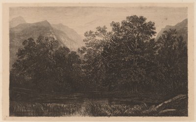 山の池 作： Alexandre Calame
