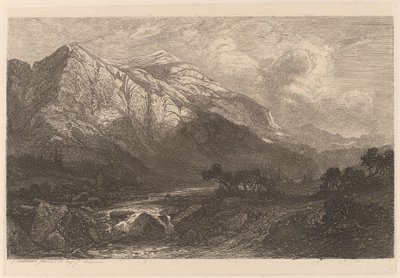 渓流 作： Alexandre Calame