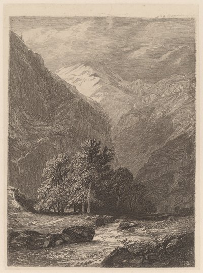 渓流 作： Alexandre Calame