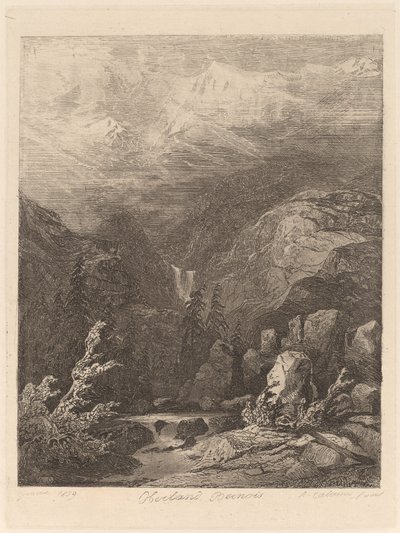 ベルナーオーバーラント 作： Alexandre Calame