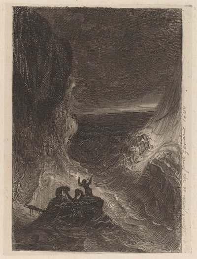 難破船 作： Alexandre Calame