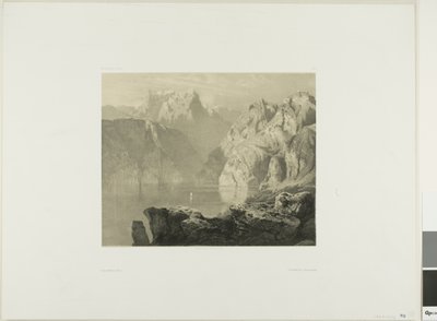 フィーアヴァルトシュタット湖 作： Alexandre Calame
