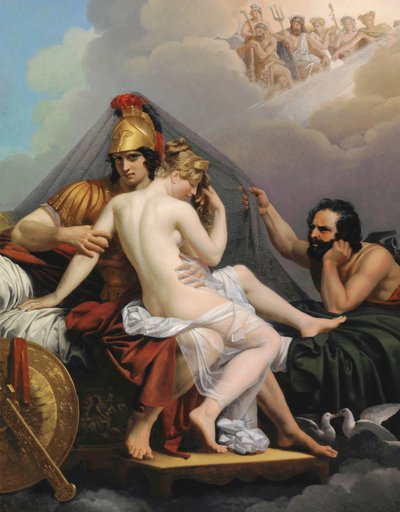 火星と金星、バルカンに驚かされる 作： Alexandre Charles Guillemot