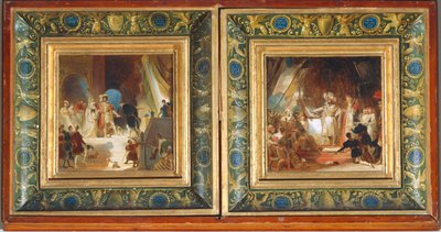 フランシスコ1世と宮廷、イタリアからプリマティッチョの作品を受け取る - フランシスコ1世、バイヤールから爵位を授かる ... 作： アレクサンドル・エヴァリスト・フラゴナール
