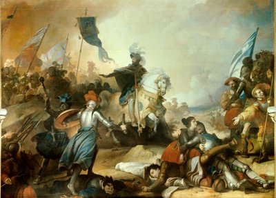イタリア戦争：「マリニャンの戦い、9月14日 作： Alexandre Evariste Fragonard