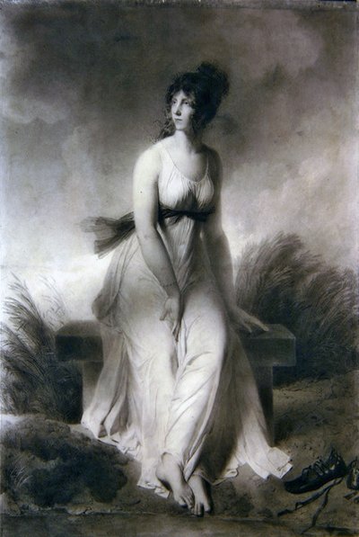 ラ・シトエンヌDの肖像 作： Alexandre Evariste Fragonard