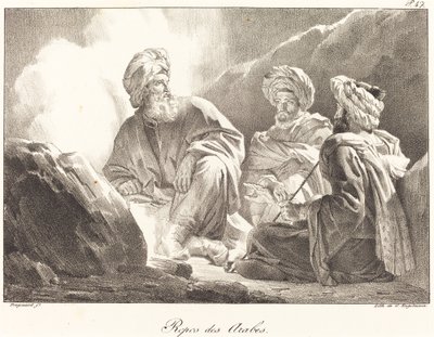 残りのアラブ人 作： Alexandre Evariste Fragonard