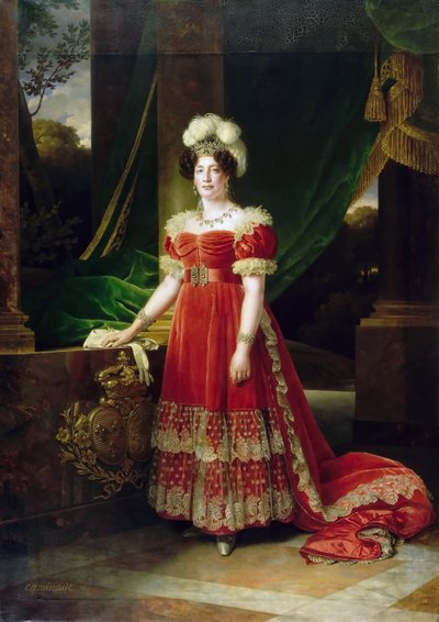 フランスのマリーテレーズの肖像1778-1851 作： Alexandre Francois Caminade
