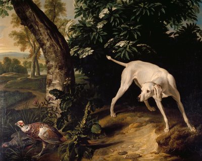 アレクサンドル・フランソワ・デスポータス（1661-1743）が描いた狩猟場面の一部（フランス 作： Alexandre Francois Desportes