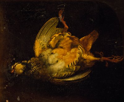 フランス、アレクサンドル・フランソワ・デスポータス（1661-1743）の作品「ヤマウズラのある静物」。 作： Alexandre Francois Desportes