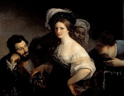 若い遊女 作： Alexandre Francois Xavier Sigalon