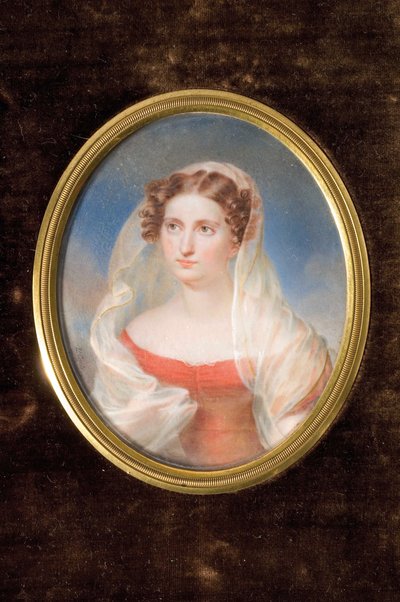 ドリー・ド・フィケルモン伯爵夫人の肖像 1804-1863 作： Alexandre François Louis Comte de Girardin