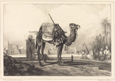 ラクダとアラブ人 作： Alexandre Gabriel Decamps