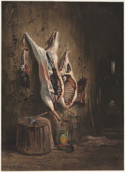 死体、1840年から1860年。 作： Alexandre Gabriel Decamps