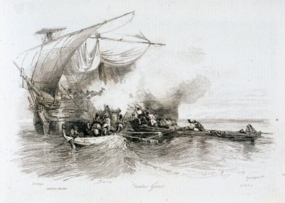 ギリシャ海賊 作： Alexandre Gabriel Decamps