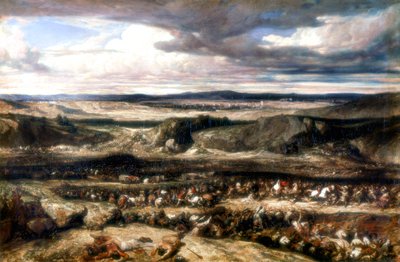シンブルの敗北、1833 作： Alexandre Gabriel Decamps