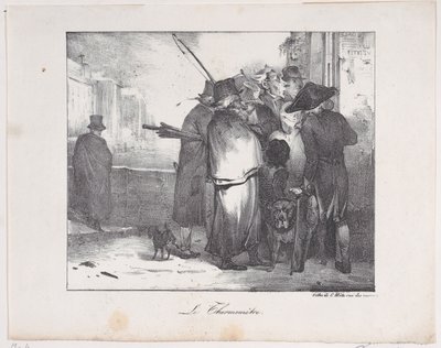 温度計、1823年。 作： Alexandre Gabriel Decamps