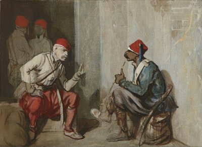 トルコ衛兵 作： Alexandre Gabriel Decamps