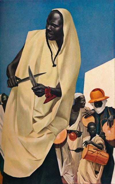 クリクタダンス、ニアメ、1926 作： Alexandre Jacovleff