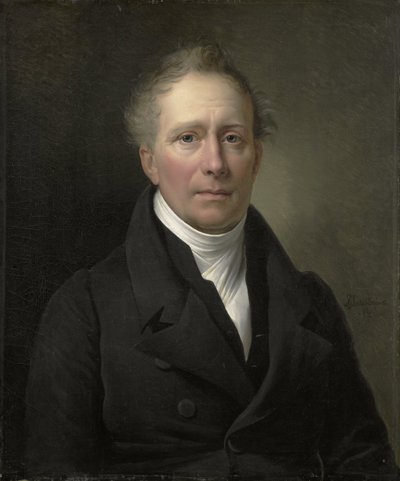 ダニエル・フランシス・シャス (1772-1848)、1814 年から 1820 年まで通商および植民地評議会のメンバー 作： Alexandre Jean Dubois Drahonet (signed by artist)