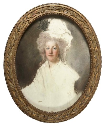 フランス王妃マリー・アントワネットの肖像 1755～1793年、1791～1792年。 作： Alexandre Kucharski