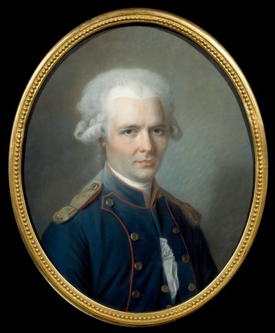 フランスの作家ピエール・ショデルロス・ド・ラクロ（1741-1803）の肖像 アレクサンダー・クチャルスキー（1741-1819）の手になるパステル画。18世紀 日0.55x0.45 m Amiens, musee de l