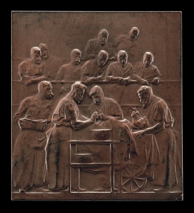 手術室での手順を示すモノー[逆]、c。 1906年。 作： Alexandre Louis Marie Charpentier