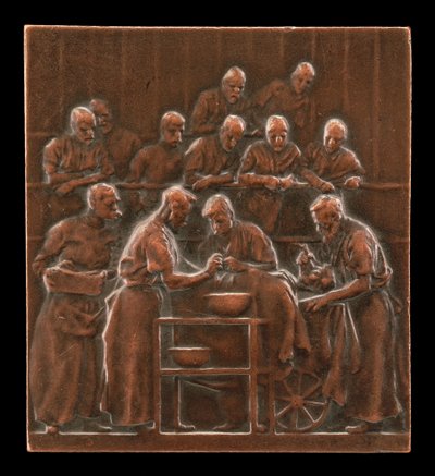 手術室での手順を示すモノー[逆]、c。 1906年。 作： Alexandre Louis Marie Charpentier