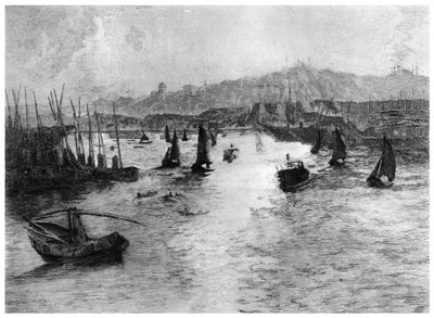 ゴールデンホーン、コンスタンティノープル、c1885-1910 1924 作： Alexandre Lunois