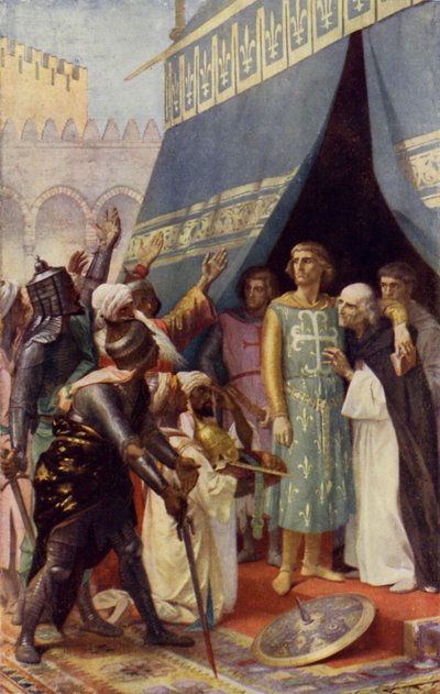 セントルイス、サラセン人の手の中の囚人 作： after Alexandre Cabanel