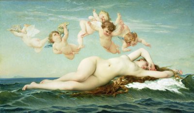 金星の誕生、1865-69年 作： Alexandre and Jourdan Cabanel