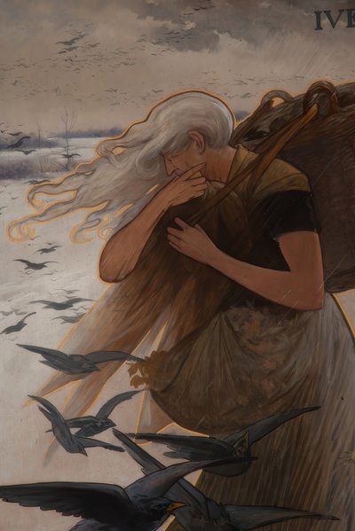 冬のアレゴリー 作： Alexandre de Riquer