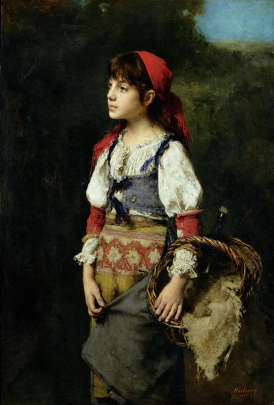 かなり農民の少女 作： Alexei Alexevich Harlamoff